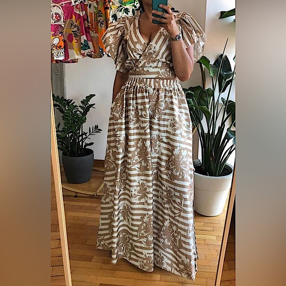 2.Made in Italy Maxi Skirt Set nwt - Picture 11 of 12